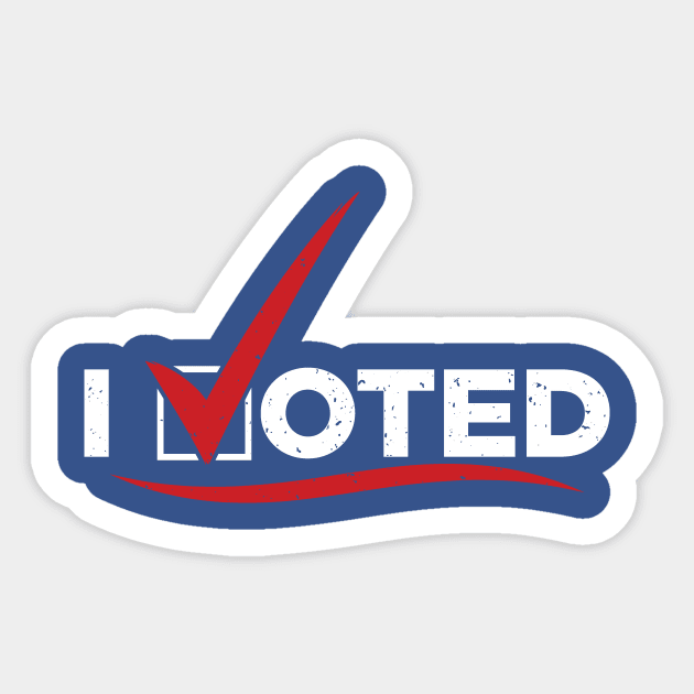 I VOTED Sticker by DCLawrenceUK